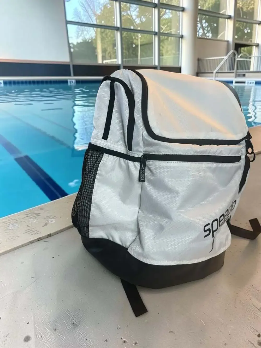 Speedo Teamster 2.0 Swimming Backpack White/Black